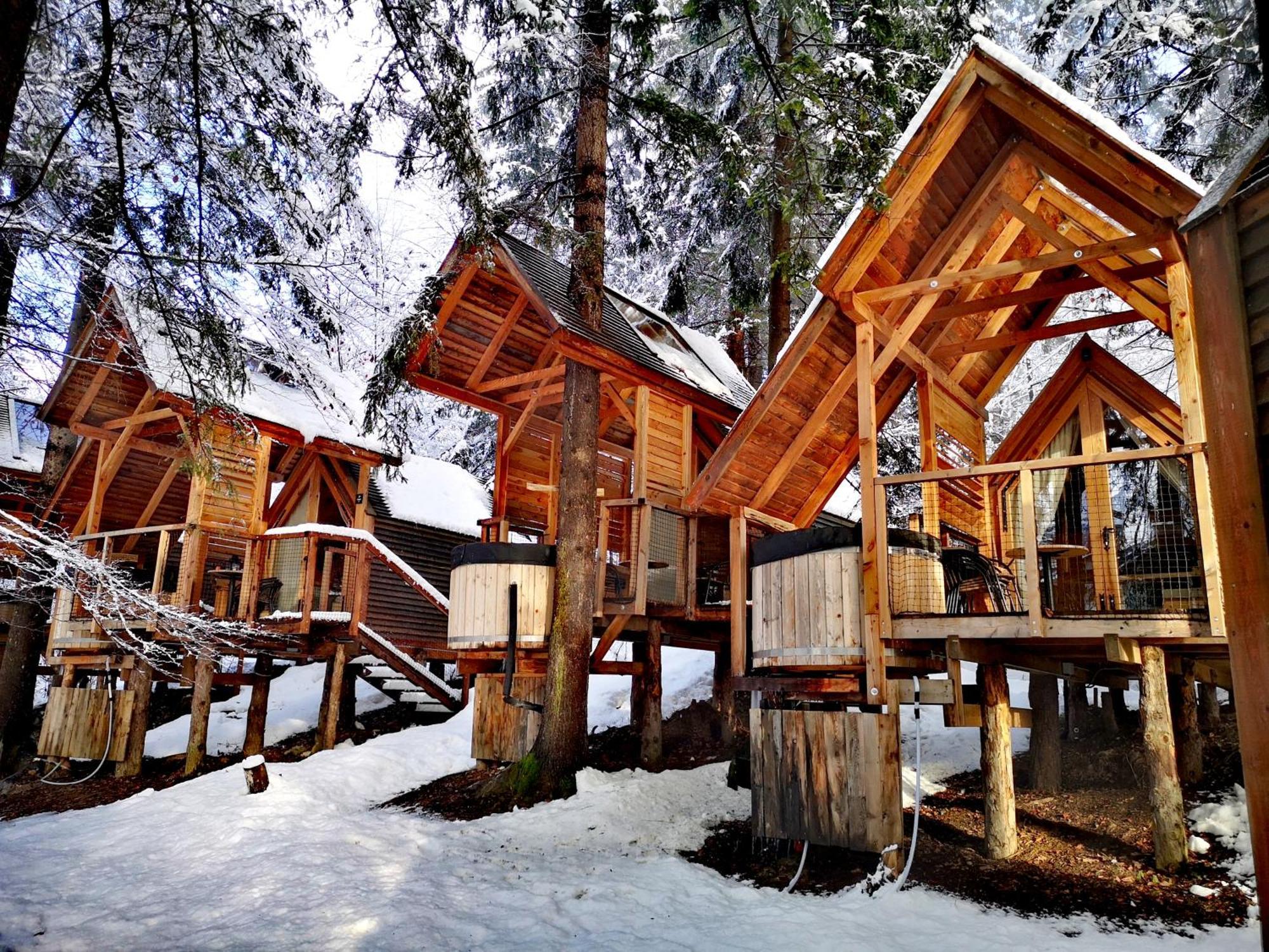 Ribno Alpine Glamping Hotel Bled Luaran gambar